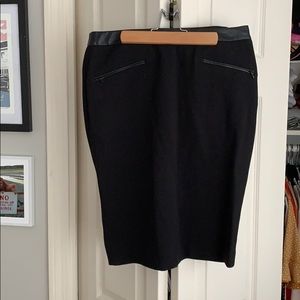Talbots black pencil skirt